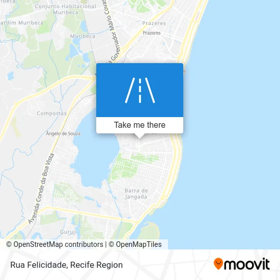 Rua Felicidade map