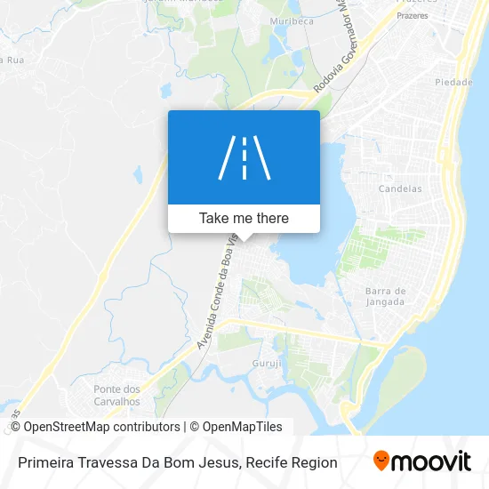 Primeira Travessa Da Bom Jesus map