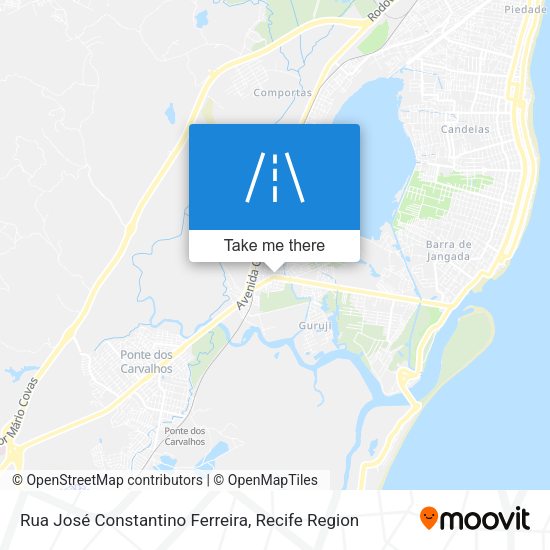 Rua José Constantino Ferreira map