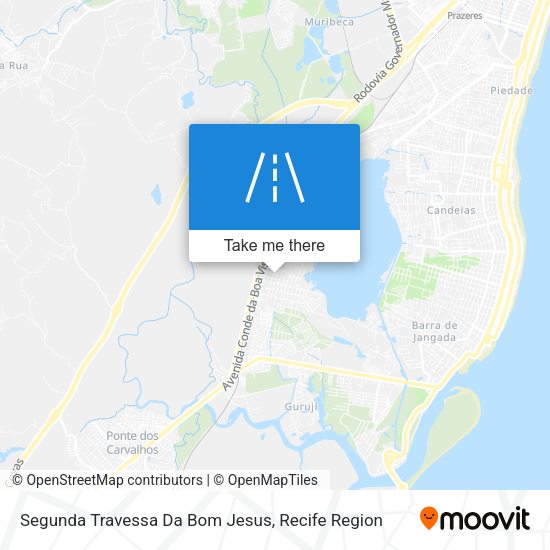 Segunda Travessa Da Bom Jesus map