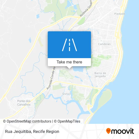 Rua Jequitiba map