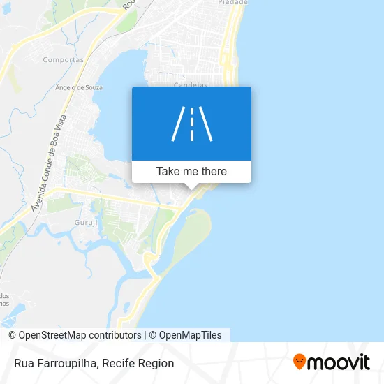 Rua Farroupilha map