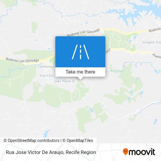 Rua Jose Victor De Araujo map