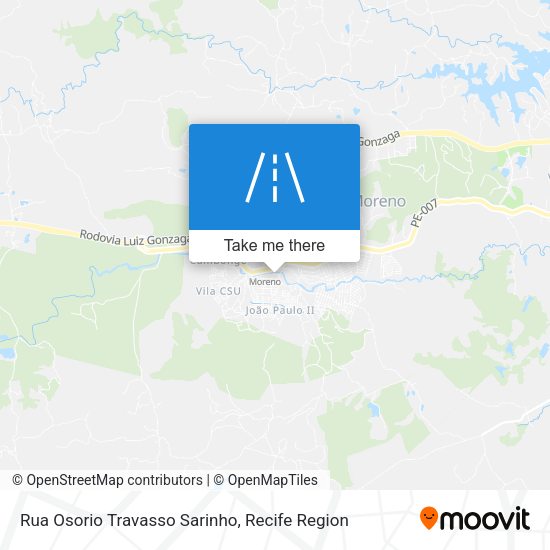 Rua Osorio Travasso Sarinho map
