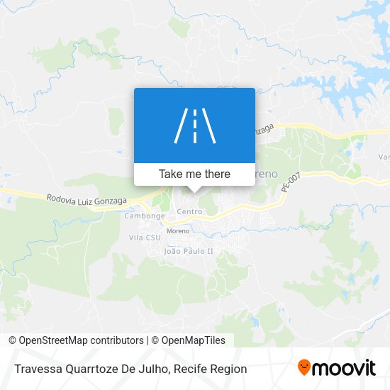 Travessa Quarrtoze De Julho map