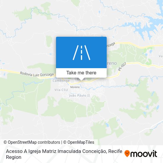 Acesso A Igreja Matriz Imaculada Conceição map