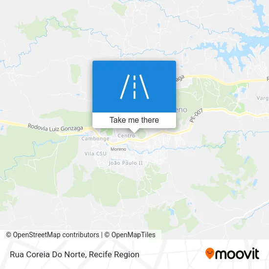 Rua Coreia Do Norte map