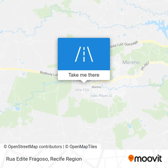 Rua Edite Fragoso map