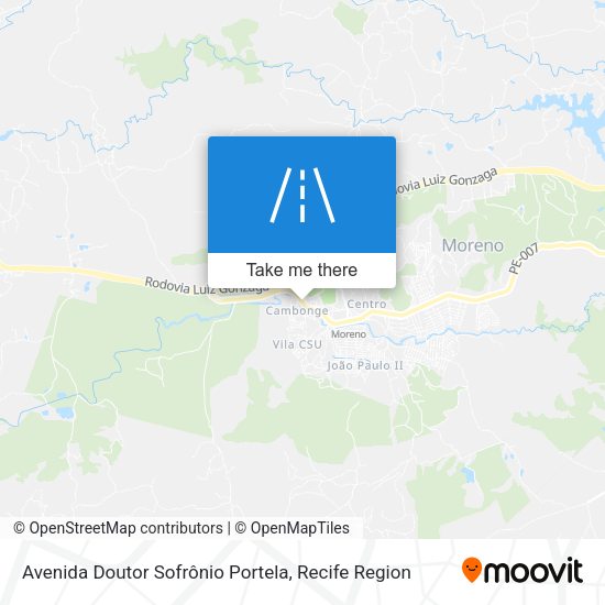 Avenida Doutor Sofrônio Portela map