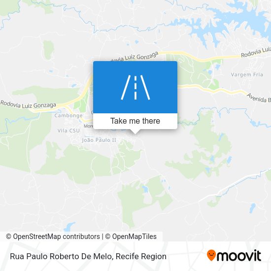 Rua Paulo Roberto De Melo map