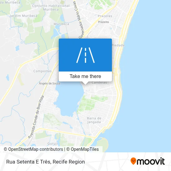 Rua Setenta E Três map