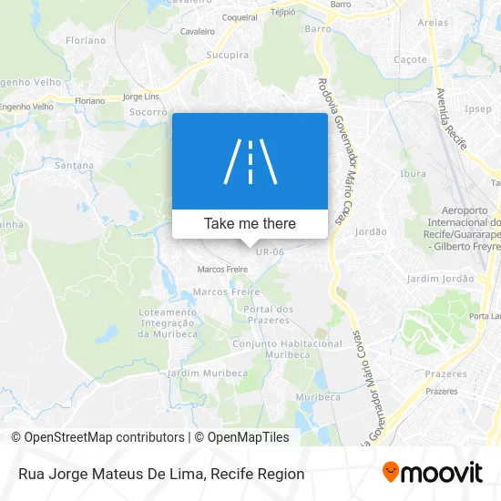 Rua Jorge Mateus De Lima map