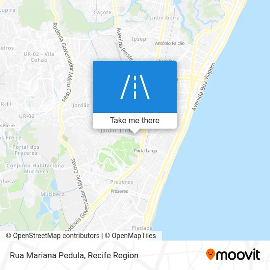 Rua Mariana Pedula map