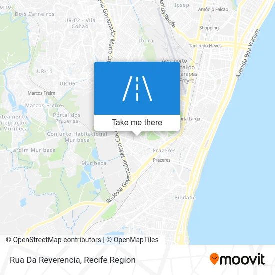 Rua Da Reverencia map