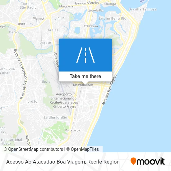 Acesso Ao Atacadão Boa Viagem map