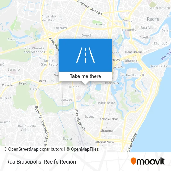 Rua Brasópolis map