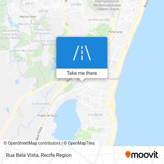 Rua Bela Vista map