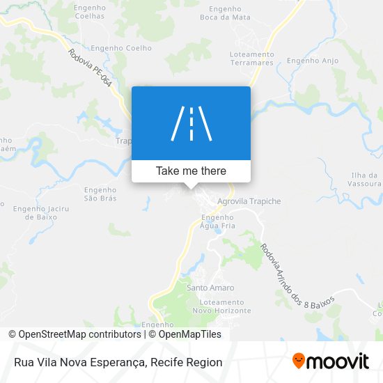 Rua Vila Nova Esperança map