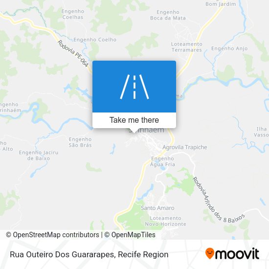 Rua Outeiro Dos Guararapes map