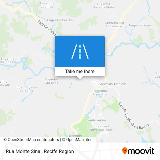 Rua Monte Sinai map