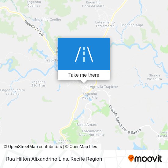 Rua Hilton Alixandrino Lins map