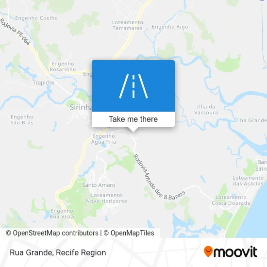 Rua Grande map
