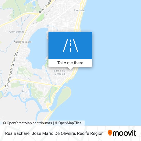 Rua Bacharel José Mário De Oliveira map