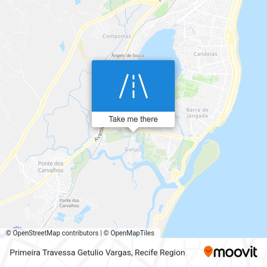 Primeira Travessa Getulio Vargas map