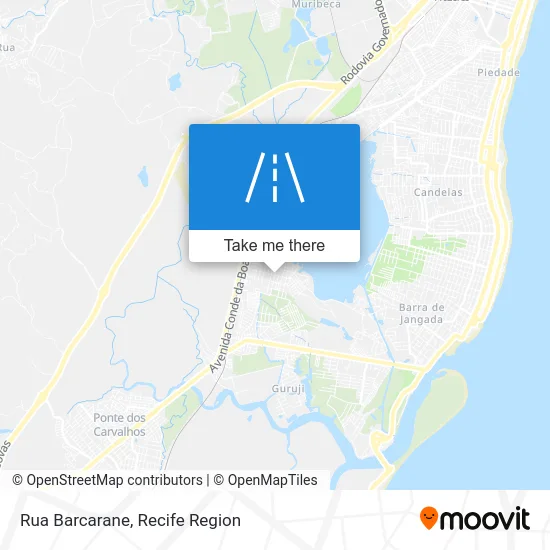Rua Barcarane map