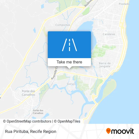 Rua Pirituba map