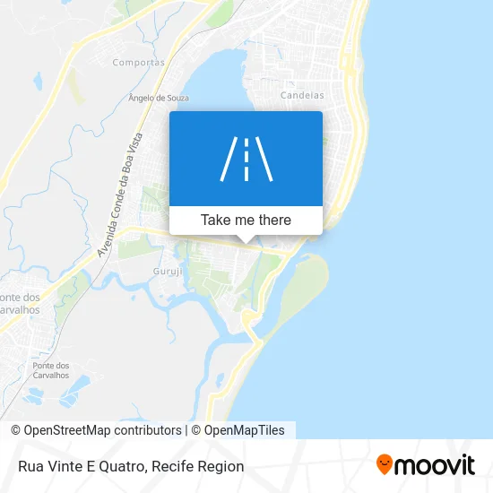 Rua Vinte E Quatro map