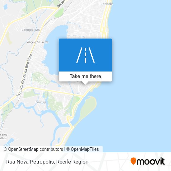 Rua Nova Petrópolis map