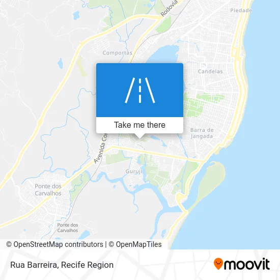 Rua Barreira map