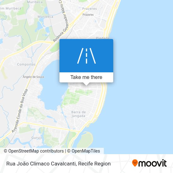 Rua João Climaco Cavalcanti map