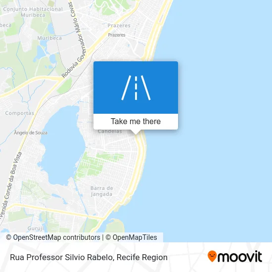Rua Professor Silvio Rabelo map
