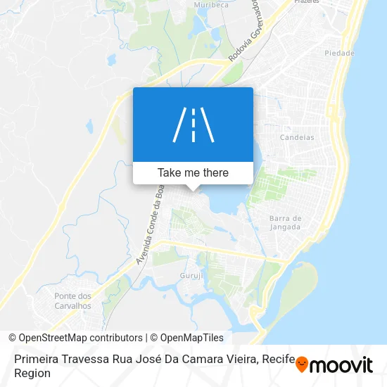 Primeira Travessa Rua José Da Camara Vieira map