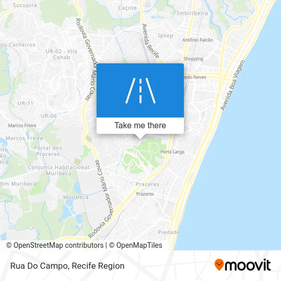 Rua Do Campo map