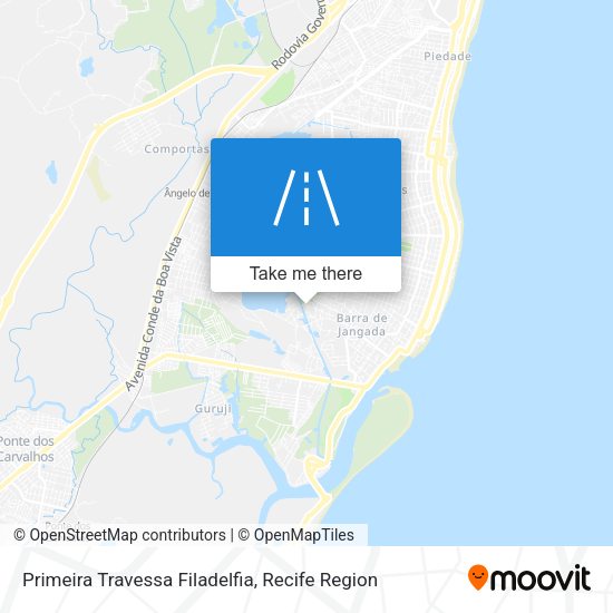 Primeira Travessa Filadelfia map
