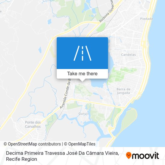 Decima Primeira Travessa José Da Câmara Vieira map