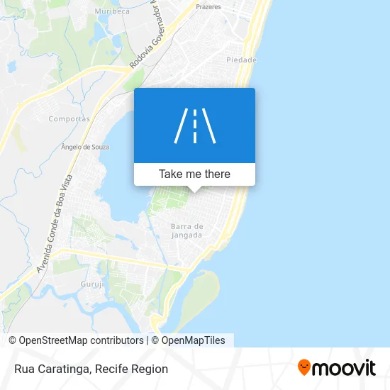 Rua Caratinga map