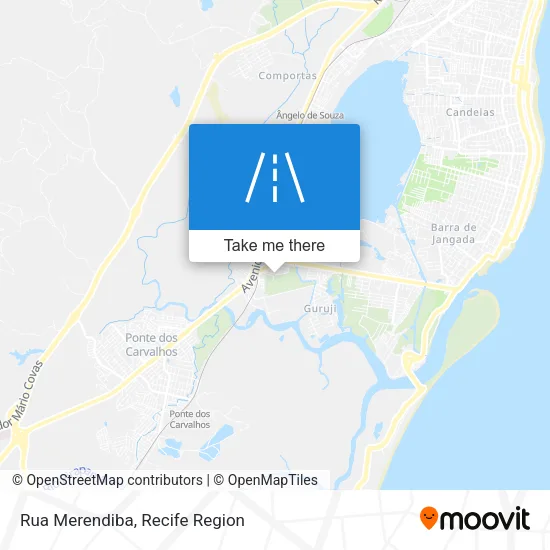 Rua Merendiba map