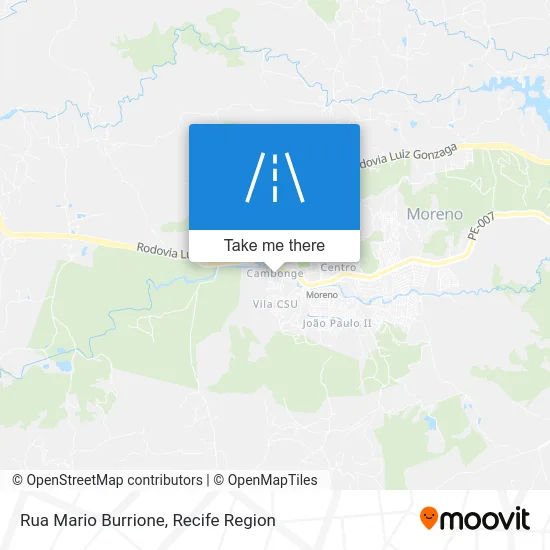 Rua Mario Burrione map