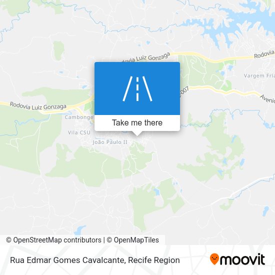 Rua Edmar Gomes Cavalcante map