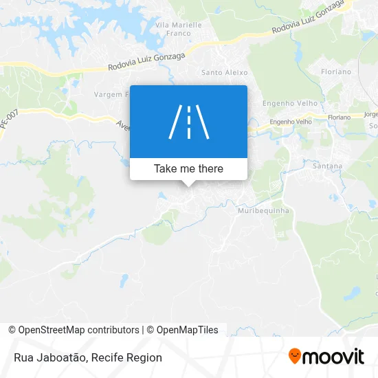 Rua Jaboatão map