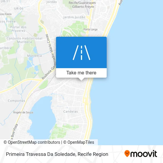 Primeira Travessa Da Soledade map