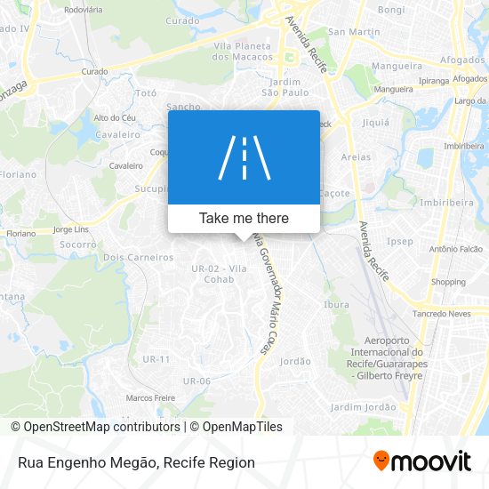 Rua Engenho Megão map