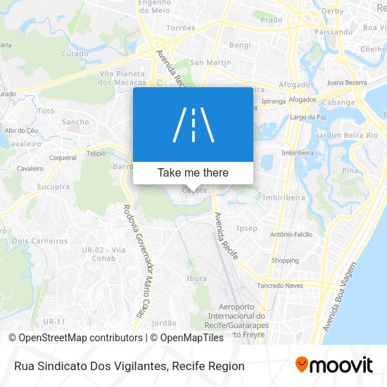 Rua Sindicato Dos Vigilantes map