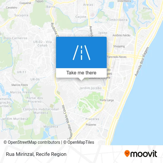 Rua Mirinzal map