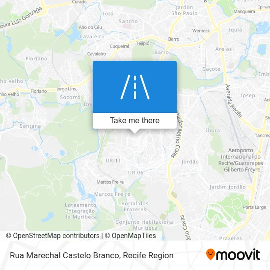 Rua Marechal Castelo Branco map