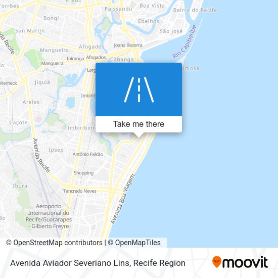 Avenida Aviador Severiano Lins map